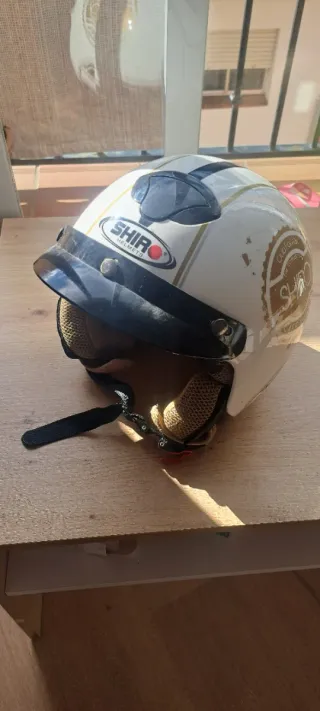 Casco de moto SHIRO blanco8