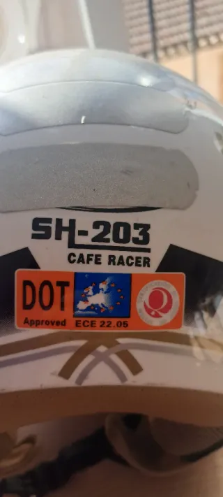 Casco de moto SHIRO blanco8