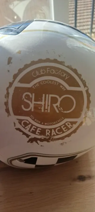 Casco de moto SHIRO blanco8