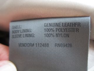 Cazadora beige tacto ante Talla M