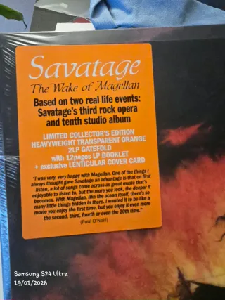 Savatage - The Wake of Magellan Vinil Edição Limit