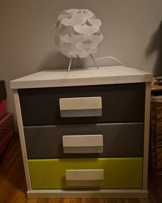 Habitación cuna convertible cama nido 90cm