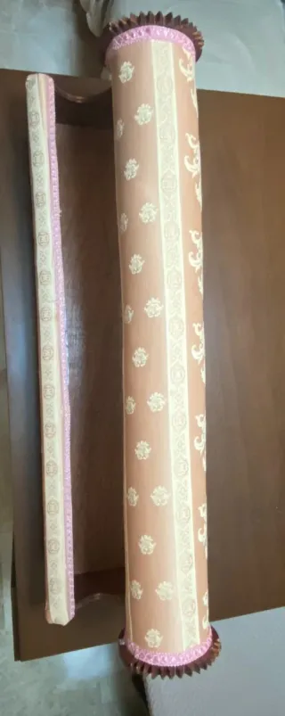 Bolillero de madera para hacer chal de una pieza