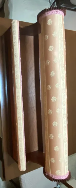 Bolillero de madera para hacer chal de una pieza