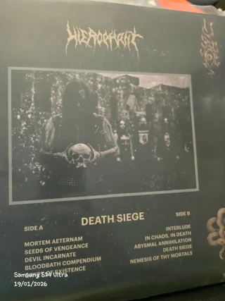 Hierophant - Death Siege Vinil