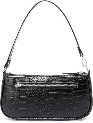 Bolso Hombro Efecto Coco Negro Retro