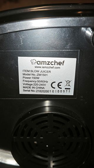 Máquina Extractora de Zumo Lenta