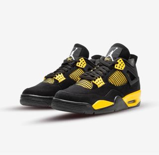 Jordan 4 Thunder Nero Giallo