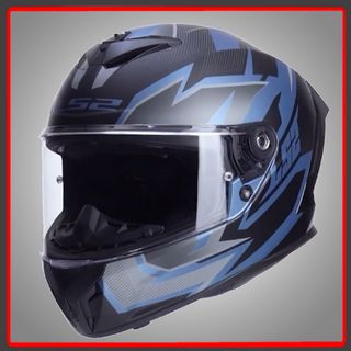 CASCO LS2 FF820 RAPID III XTREM BLACK BLUE PETROL