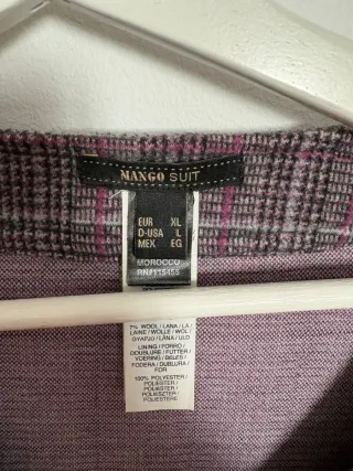 Vestido Mango Cuadros Mujer