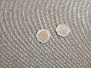 Lote 2 monedas 2 euros alemanas 2002...4,20 e.