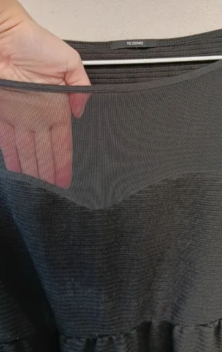 Abito corto per donna, Tezenis, tg S, nero