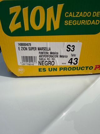 Botas de seguridad ZION negras