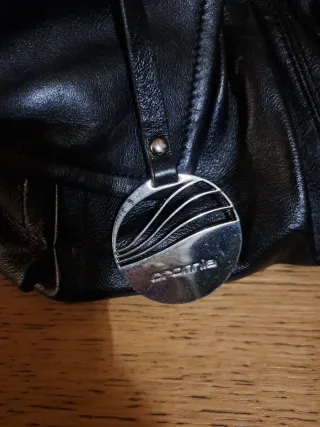 Borsa Cromia Nera Pelle