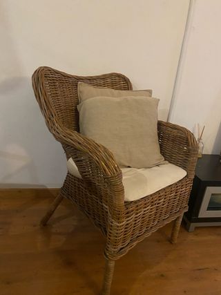 Sillón de mimbre Ikea