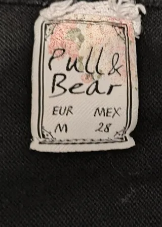 Maglia vestito Pull&Bear nera tg M