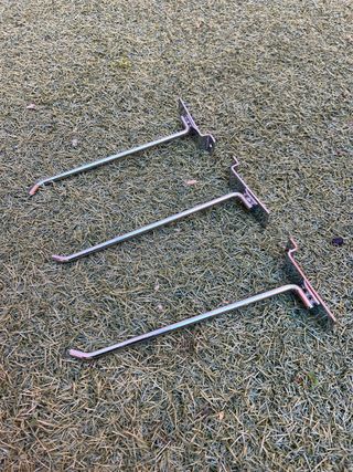 Ganchos metálicos para tienda