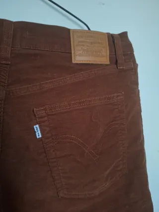 Levi's Ribcage Straight Ankle Marroni