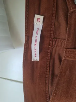 Levi's Ribcage Straight Ankle Marroni