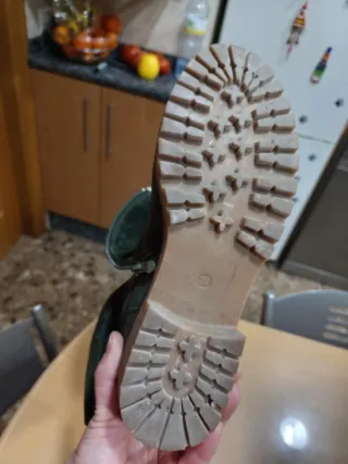 Botas verdes forradas