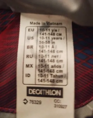 Chaqueta Quechua niño 10-11 años