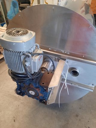 Depósito Inox 600L, Agitador+Rascador Doble Camisa