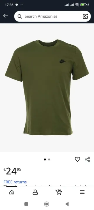 Camiseta Nike Sportswear Club Talla S Nueva