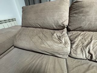 En Valdespartera - Sofá Chaiselongue Gris/Marrón