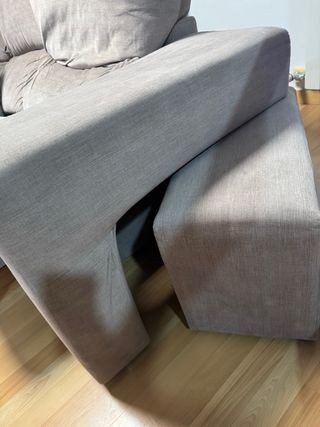 En Valdespartera - Sofá Chaiselongue Gris/Marrón