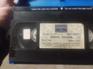 VHS Pasión Salvaje - Terror/Thriller