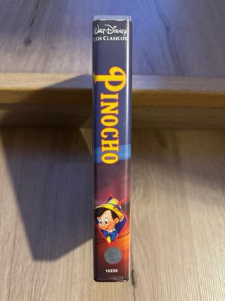 VHS Pinocho Walt Disney Los Clásicos