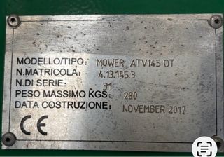 Desbrozadora Arrastrada