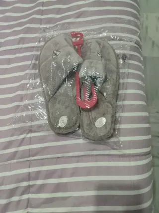 Zapatillas de casa grises talla 43