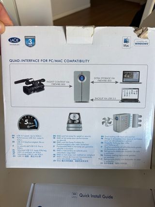 Lacie 2Big Quadra Caja disco externo Raid