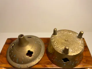 Bruciatore incenso ottone vintage