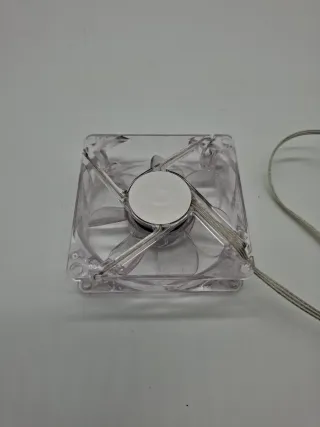 Ventilador 12V 8cm LED Transparente