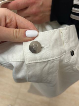 Pantalones Carolina Herrera Hombre Blancos