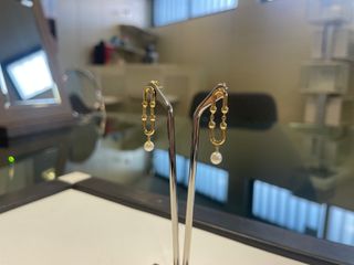 Pendientes Oro 18k con Perla