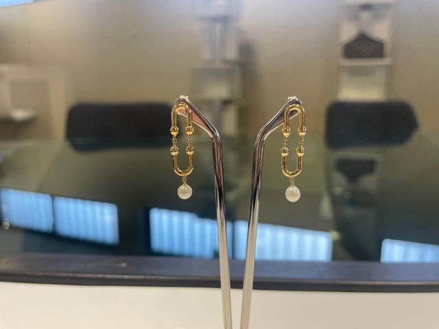 Pendientes Oro 18k con Perla