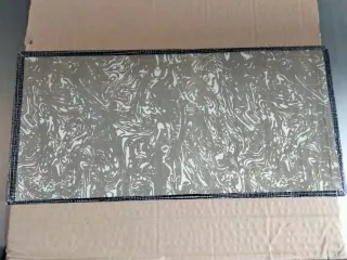 Estuches de cubiertos tela gris y blanco