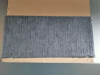 Estuches de cubiertos tela gris y blanco