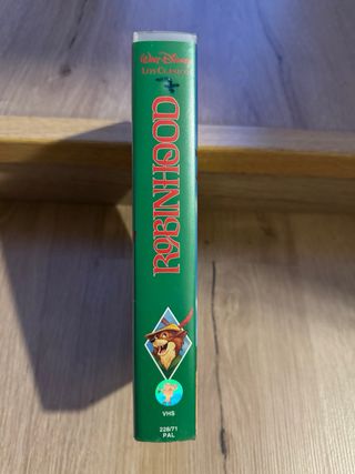 VHS Disney Robin Hood Clásicos