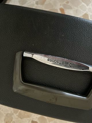 Maleta y neceser vintage años 70