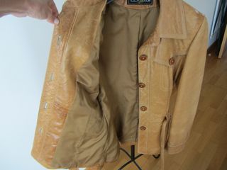 Cazadora piel Ivonne marrón