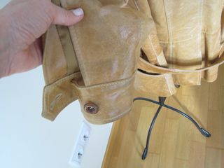 Cazadora piel Ivonne marrón