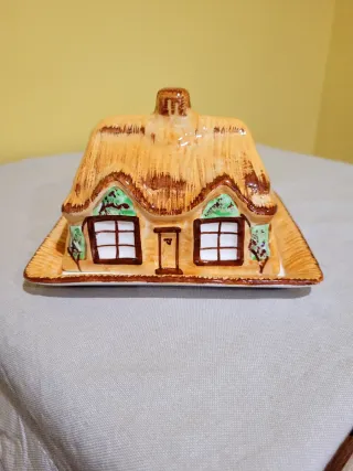 Mantequera Cerámica Inglesa Vintage