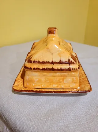 Mantequera Cerámica Inglesa Vintage
