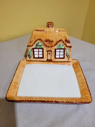 Mantequera Cerámica Inglesa Vintage