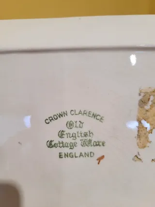 Mantequera Cerámica Inglesa Vintage