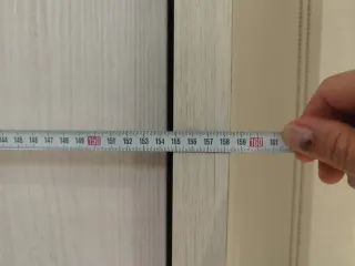 Litera abatible doble hecha a medida.